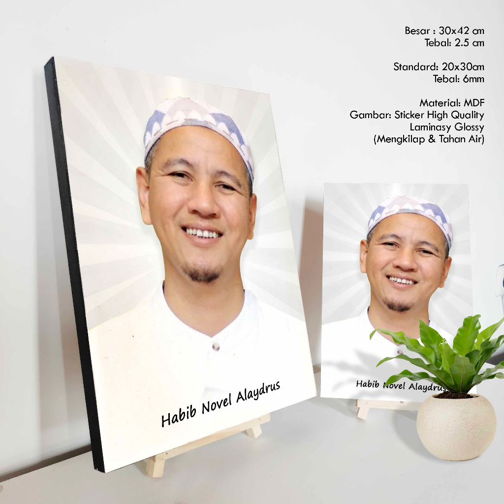 Hiasan Dinding Foto Ulama Habib Novel Alaydrus