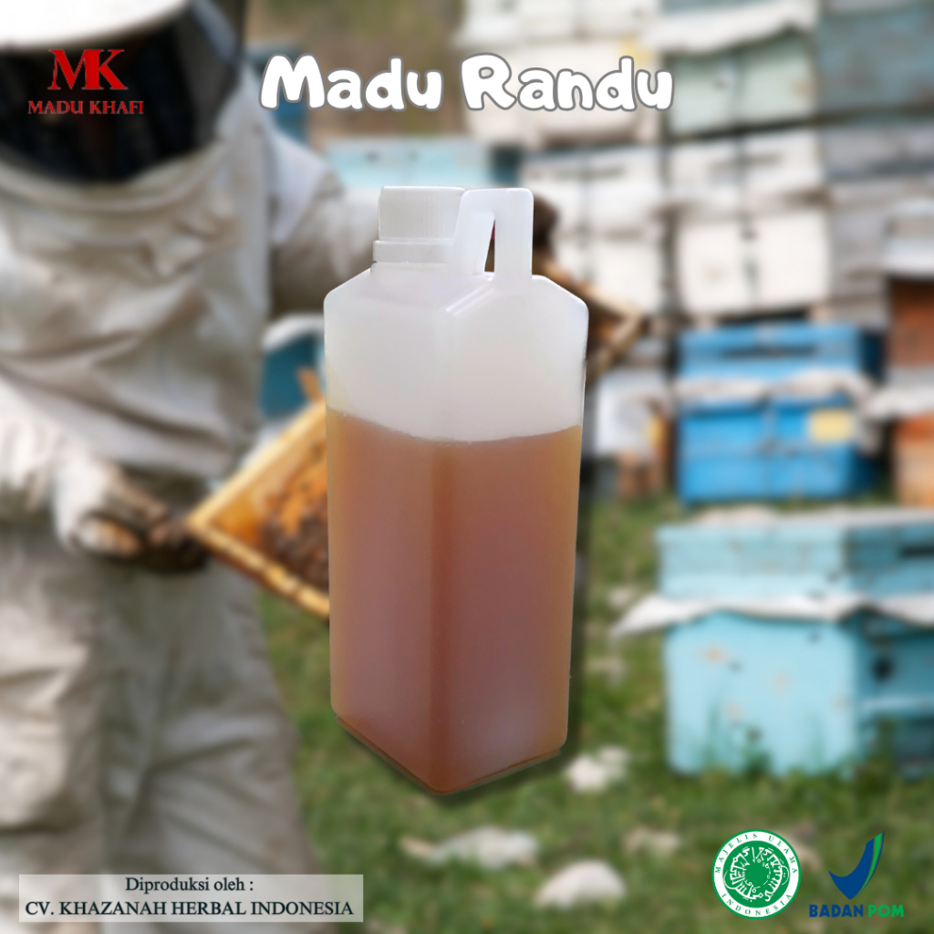 

Madu randu premium isi bersih 1kg