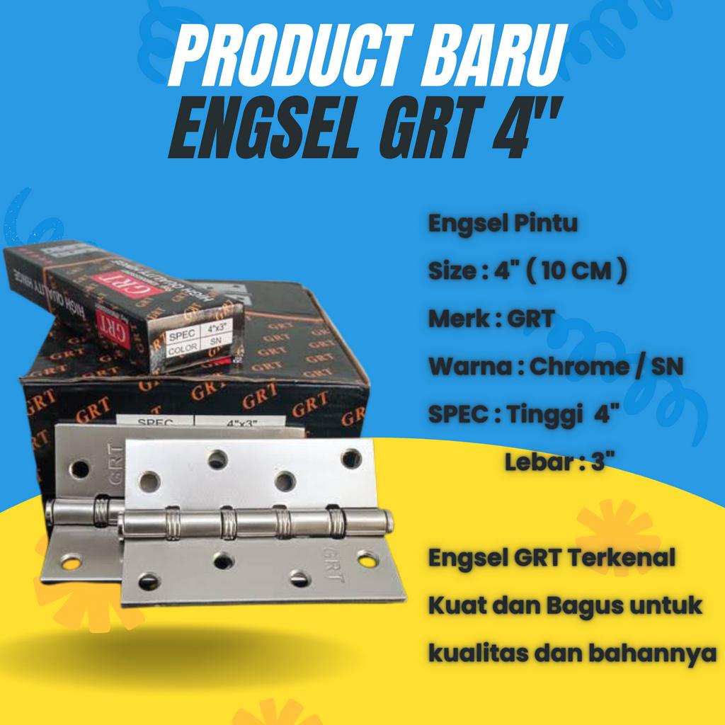 ENGSEL PINTU GRT 4 INCH HARGA PER DOS ISI 5 LSN GROSIR