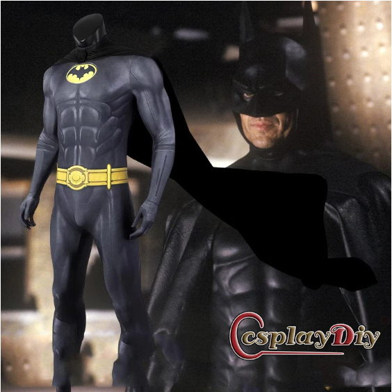 Cosplaydiy Movie Hero Bat Cosplay Jumpsuit Costume Party Zentai Suit Super Hero Cosplay Bodysuit Hal