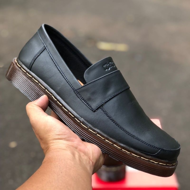 Sepatu pantofel pria kulit asli sepatu kickers kulit asli sepatu kantor kickers kulit asli
