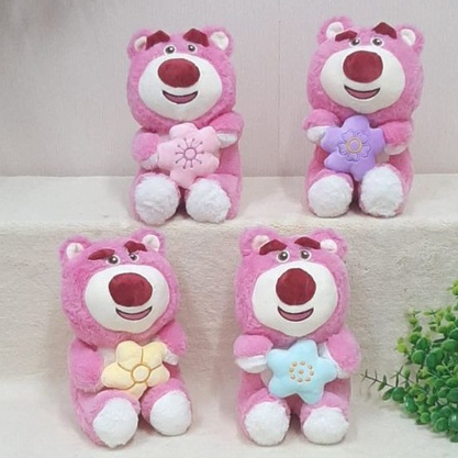 Boneka Lotso Bunga Size 8&quot;/20cm/boneka toysstory/boneka karakter buzz woddy/boneka anak lucu/