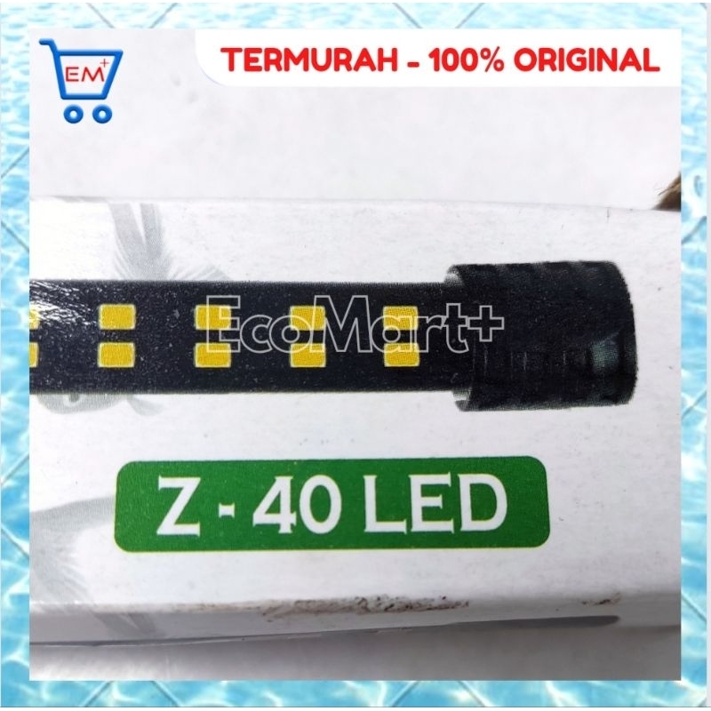 Lampu Celup Z40 2LED KANDILA untuk Akuarium - GRATIS PIPA PARALON PENGAMAN PACKING