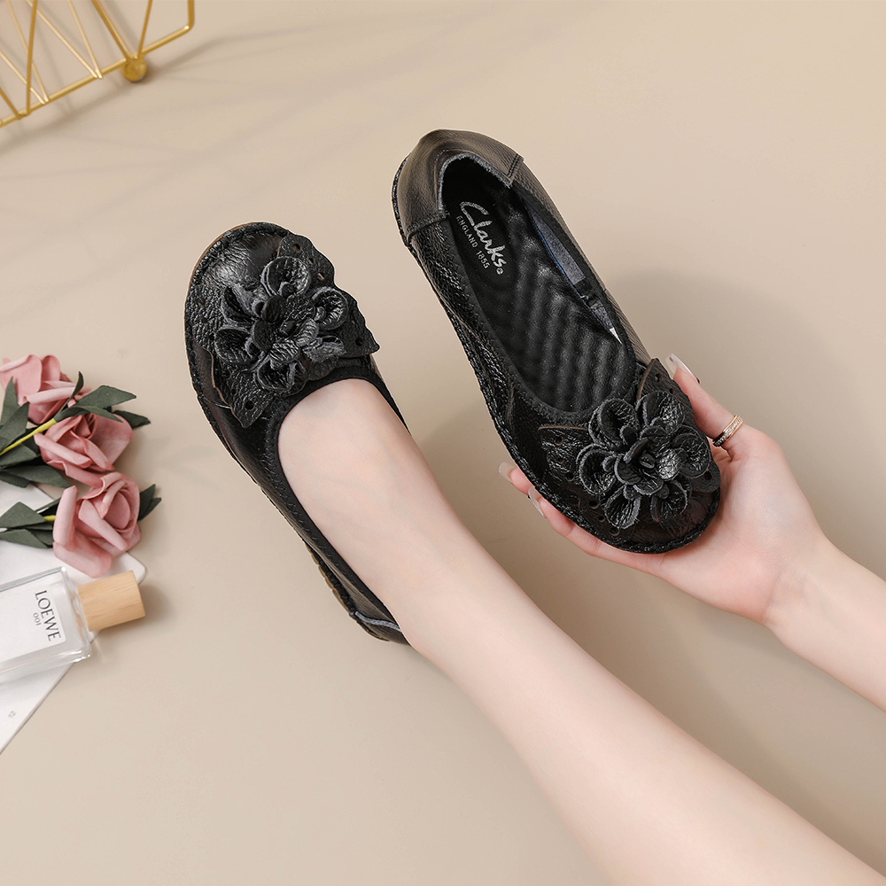 Clarks new pita Sepatu woman  clarks flat wanita kulit asli Sepatu Wanita  melati