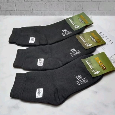 KAOS KAKI TNI HITAM PENDEK / PANJANG //KAOS KAKI POLRI TNI TEBAL/KAOS KAKI TERMURAH