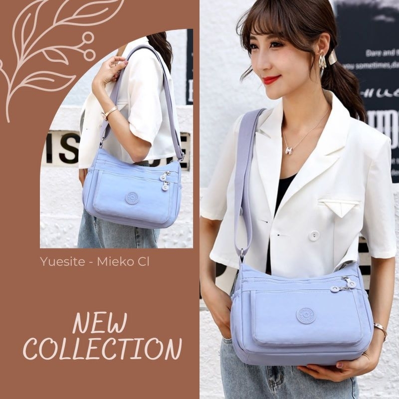 YUESITE MIEKO TAS SELEMPANG WANITA POLOS SLINGBAG IMPORT CROSSBOY BAG