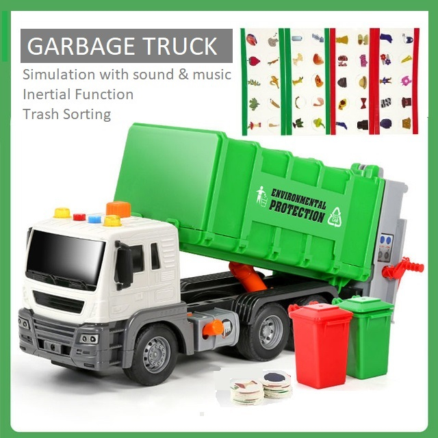 Mainan Mobil Mobilan Truck Mainan Mobil Truk Sampah Garbage Truck