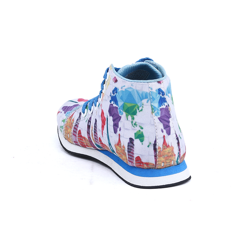 Sepatu Sneaker Anak Perempuan Semi Boots Motif Cantik Lucu Unik