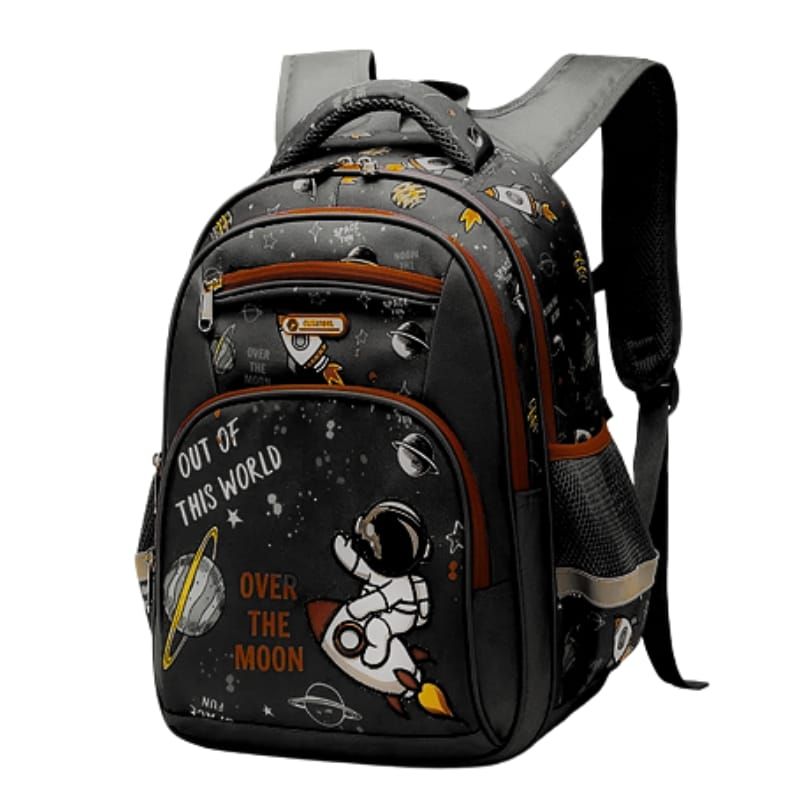 Tas Ransel Sekolah Anak Laki-laki Terbaru Motif Astronot Backpack Sekolah Laki laki Free Botol Minum Free Jam tangan Free Raincover New arrival