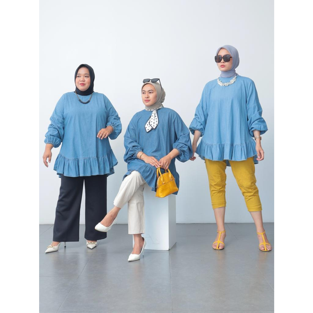 Blouse Denim Nobu Oversize - 2301.01.027
