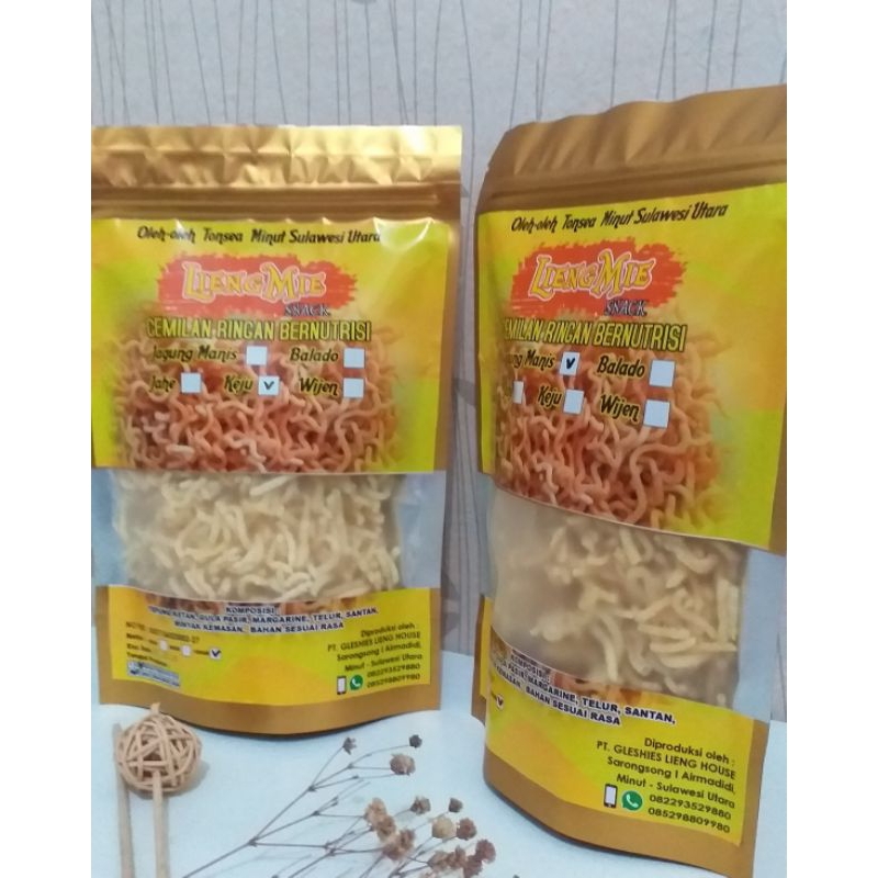 

Lieng Mie Snack Camilan dijamin enak nan lezat, bikin nagihh!
