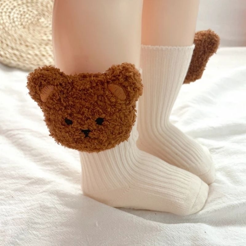 Kaos Kaki Anak Bayi / Baby Anti Slip Teddy Bear WB