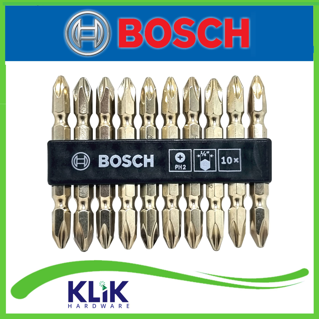 Bosch Mata Obeng Angin PH2 x 65 mm - Obeng Skrup Gypsum Double Bit