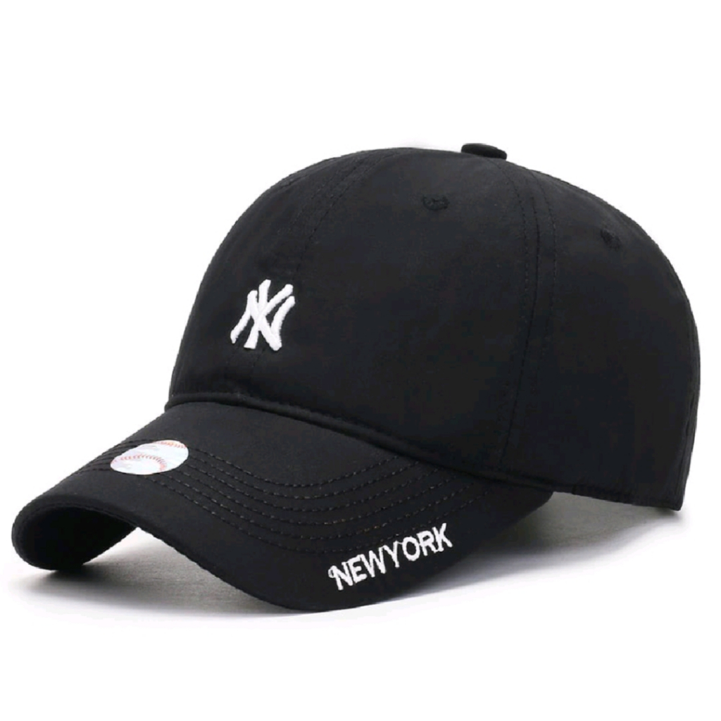 Topi Pria Dan Wanita Topi Baseball Bordir NY logo Kecil