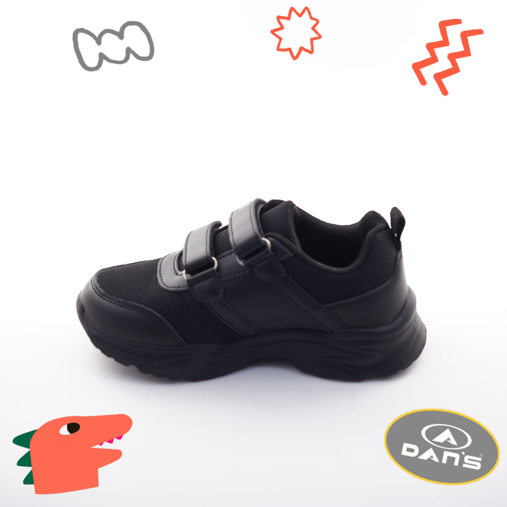 Dans Friso Sepatu Sneakers Anak Laki-Laki - All Black