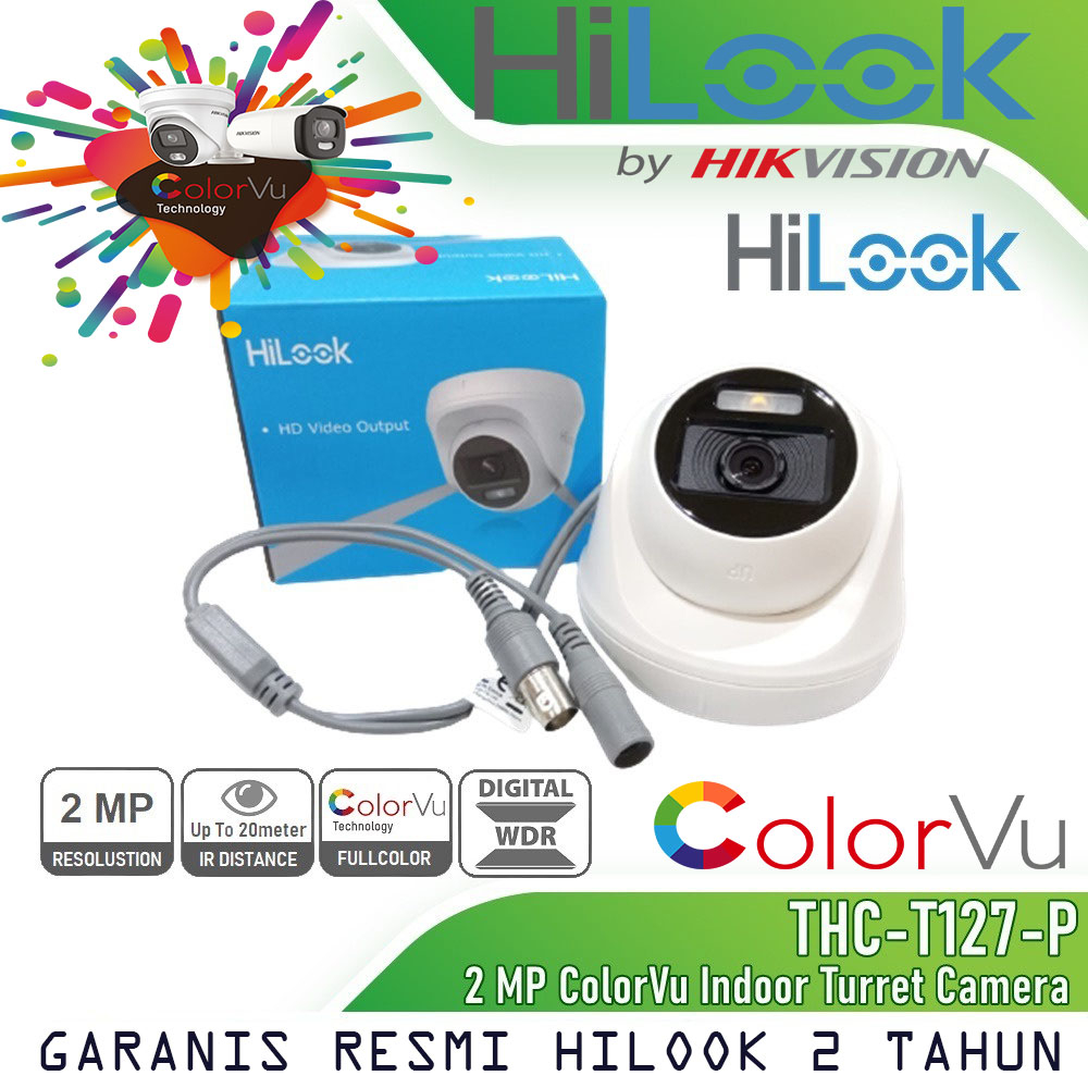 Paket CCTV HiLook 2MP COLORVU 16 KAMERA SIAP PASANG