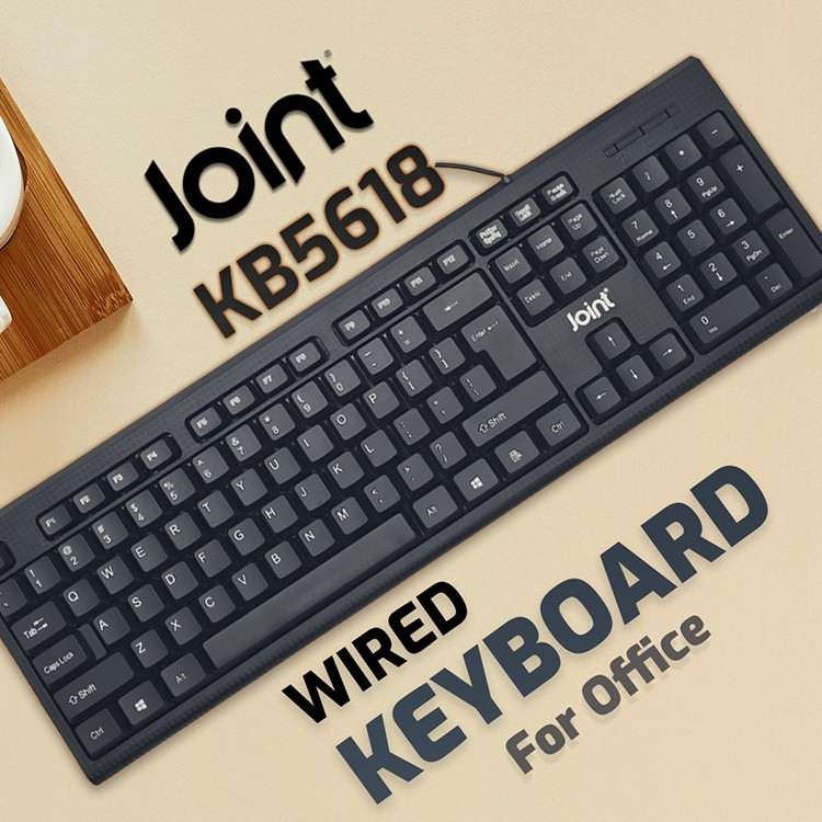 KEYBOARD JOINT KB5618 OFFICE USB WIRED KEYBOARD ORIGINAL