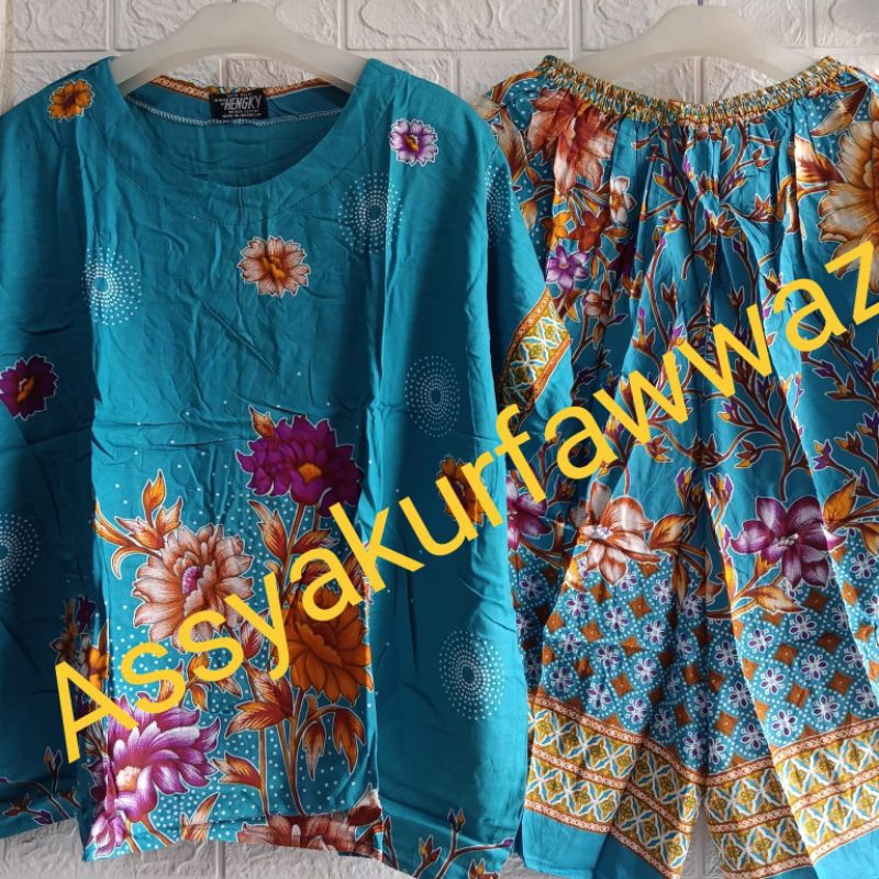 SETELAN CELANA KULOT HENGKY MOTIF WIDURI