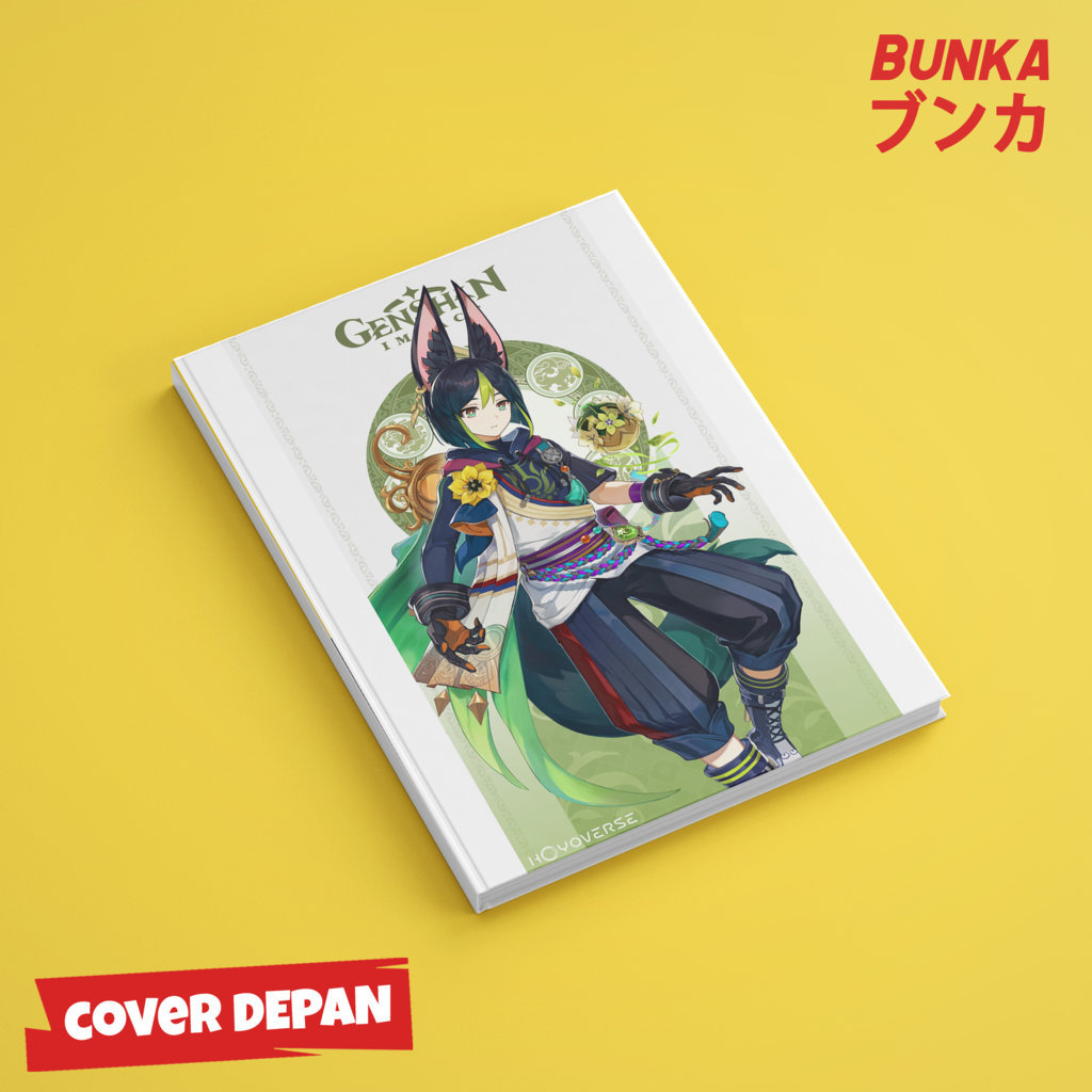 

Note Book Genshin Impact Tighnari New Character Hardcover A5 Buku Tulis Catatan Notes Agenda Planner Jurnal vintage buku catatan story book kado anniversary valentine cowok cewek murah