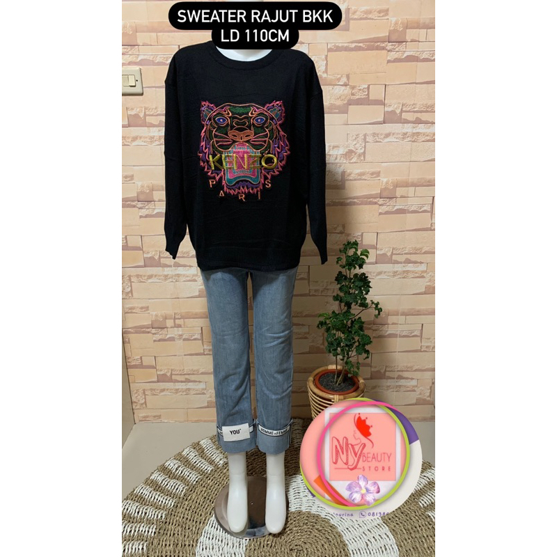 Sweater rajut kenzo bkk