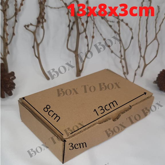 

BARU Kardus box mini karton kotak dus packing size 13x8x3cm die cut