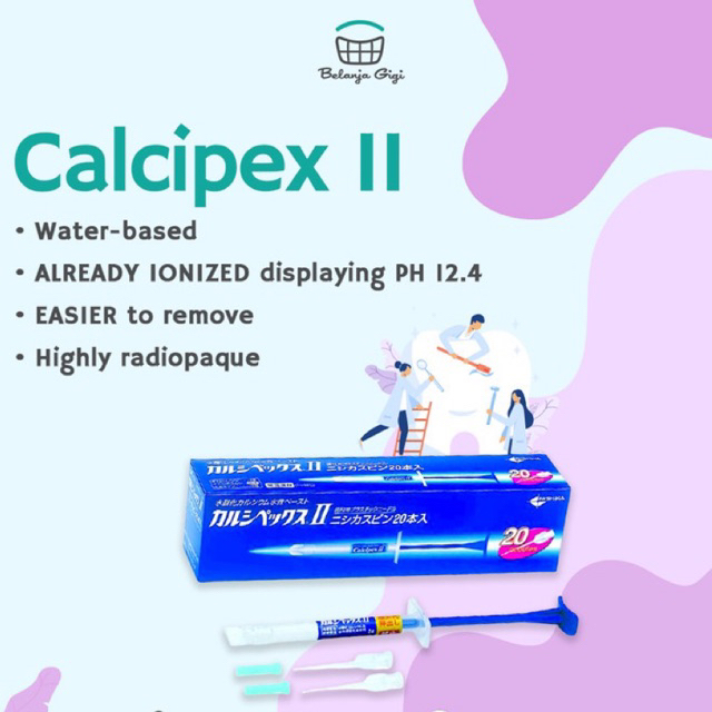 Calcipex II / dressing root canal / Calcium Hidroxide