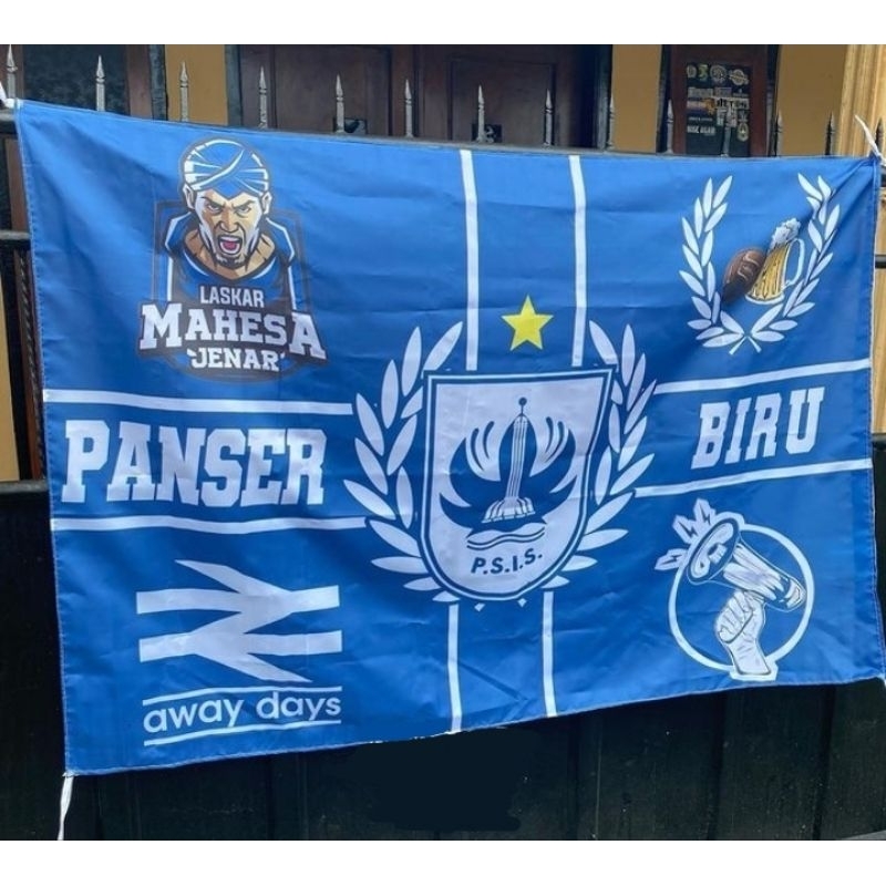 BENDERA PANSER BIRU PSIS