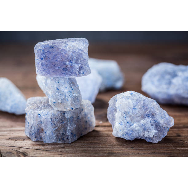 

Gourmet Persian Blue Rock Salt Chunks Garam Biru Sapphire Persia Impor