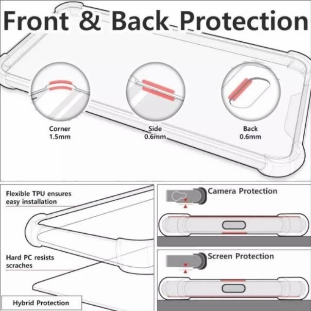 Softcase TEBAL ORI 100 Anri CRACK INFINIX Hot 30 Hot 30i Softcase TPU HD CRACK Originial Soft Case Anti Fall Airbag 1.5MM Thick A-Jatuh,Shock Proof Anticrack Bening Clear Transparant S PRO 10 i 4G 5G NFC 30 i NFC