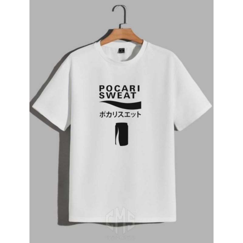 Baju Custom Kaos T shirt Pocari Sweat