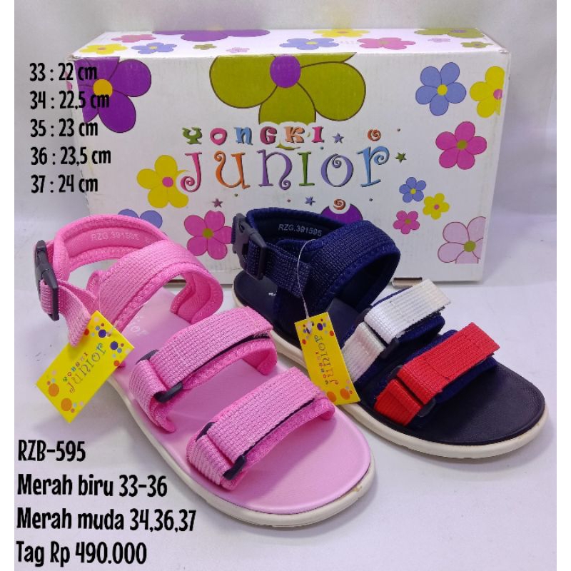 (Size 33-37) SENDAL SEPATU ANAK YONGKI JUNIOR YONGKIDZ ORIGINAL