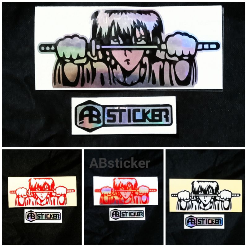 Sticker Samurai Stiker Ninja Jepang Cutting