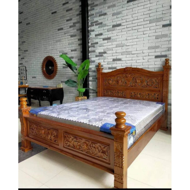 ranjang rahwono jati/ranjang jati jepara