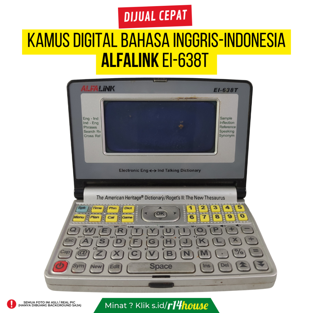 KAMUS DIGITAL BAHASA INGGRIS-INDONESIA ALFALINK EI-638T