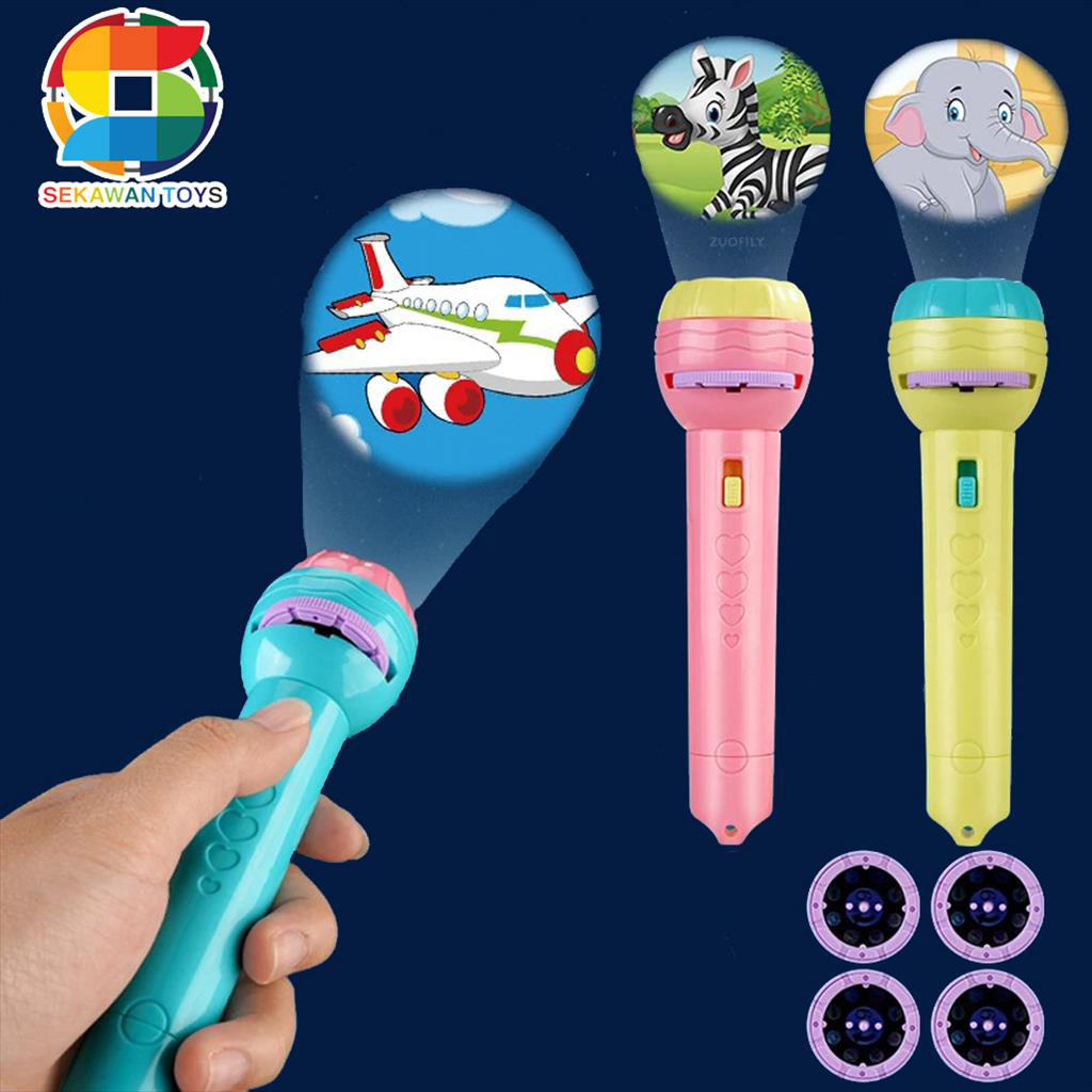 Mainan Anak Senter Proyektor/ Mainan Senter Gambar Flashlight/ Proyektor Gambar SS153