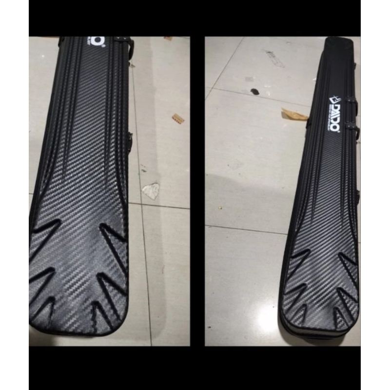 tas pancing joran daido 125 cm tas keras fiber hitam monster fish spesial