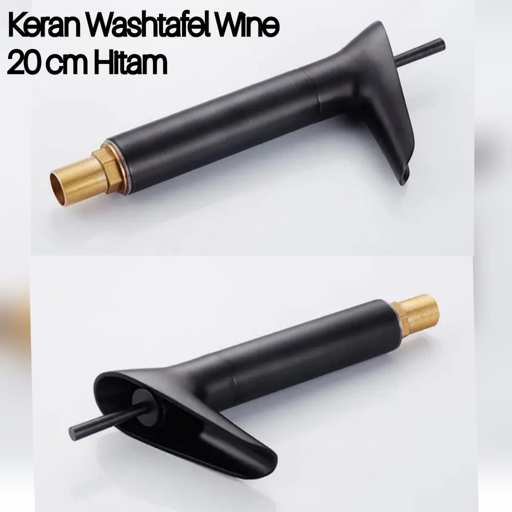 Kran Wastafel Panas Dingin model Wine Unik Antik Hitam-Keran air Washtafel Basin Brass Faucet Mixer Antique BLack