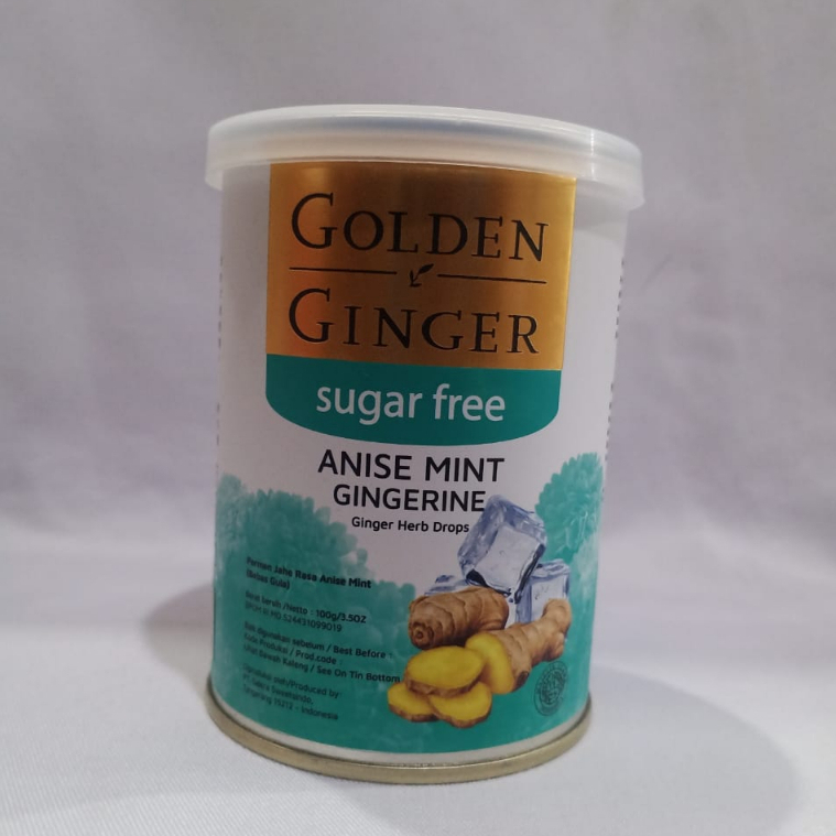 

Golden Ginger Anise Mint Gingerine Suger Free, 100gr