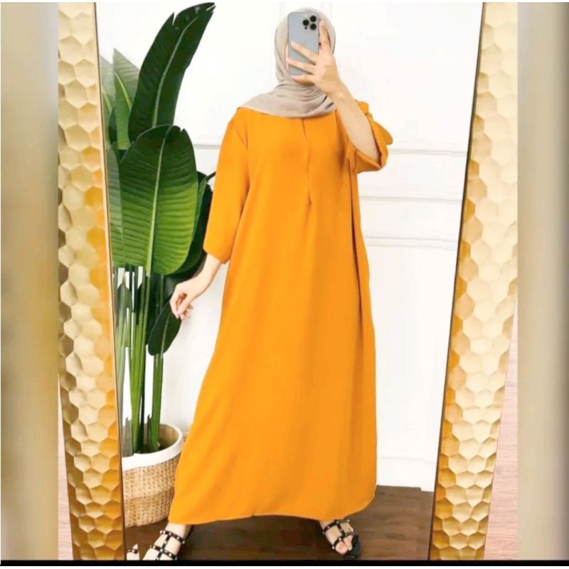 ZEA/LONG DRESS /DASTER VIRAL BAHAN CRINGKLE AIR FLOW PREMIUM