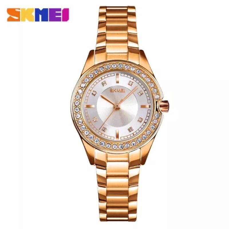 Jam Tangan wanita skmei 1534 Analog Stainless Steel jam tangan analog skmei original