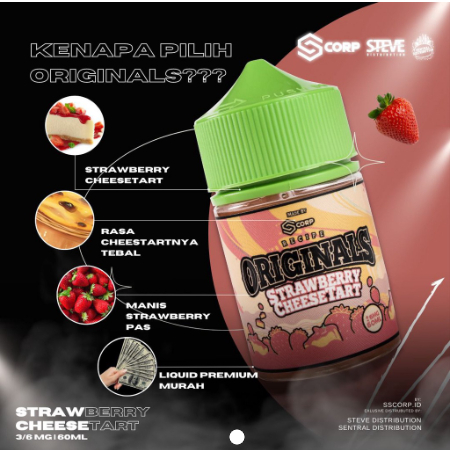 RECIPE ORIGINALS STRAWBERRY CHEESETART 60 MILI - Recepie