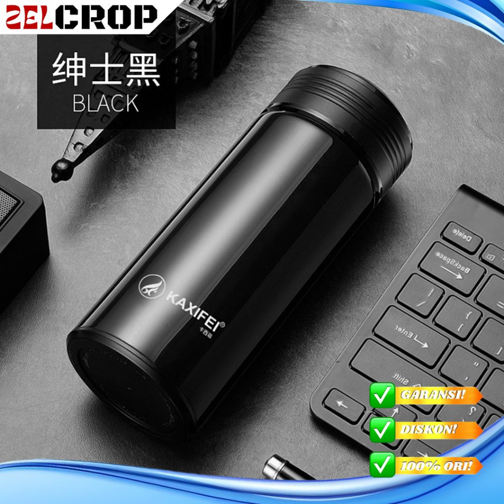 Botol Minum Stainless Tumbler Aesthetic Termos Mini Kopi Teh Es Air Panas Dingin Tahan Lama Unik Por