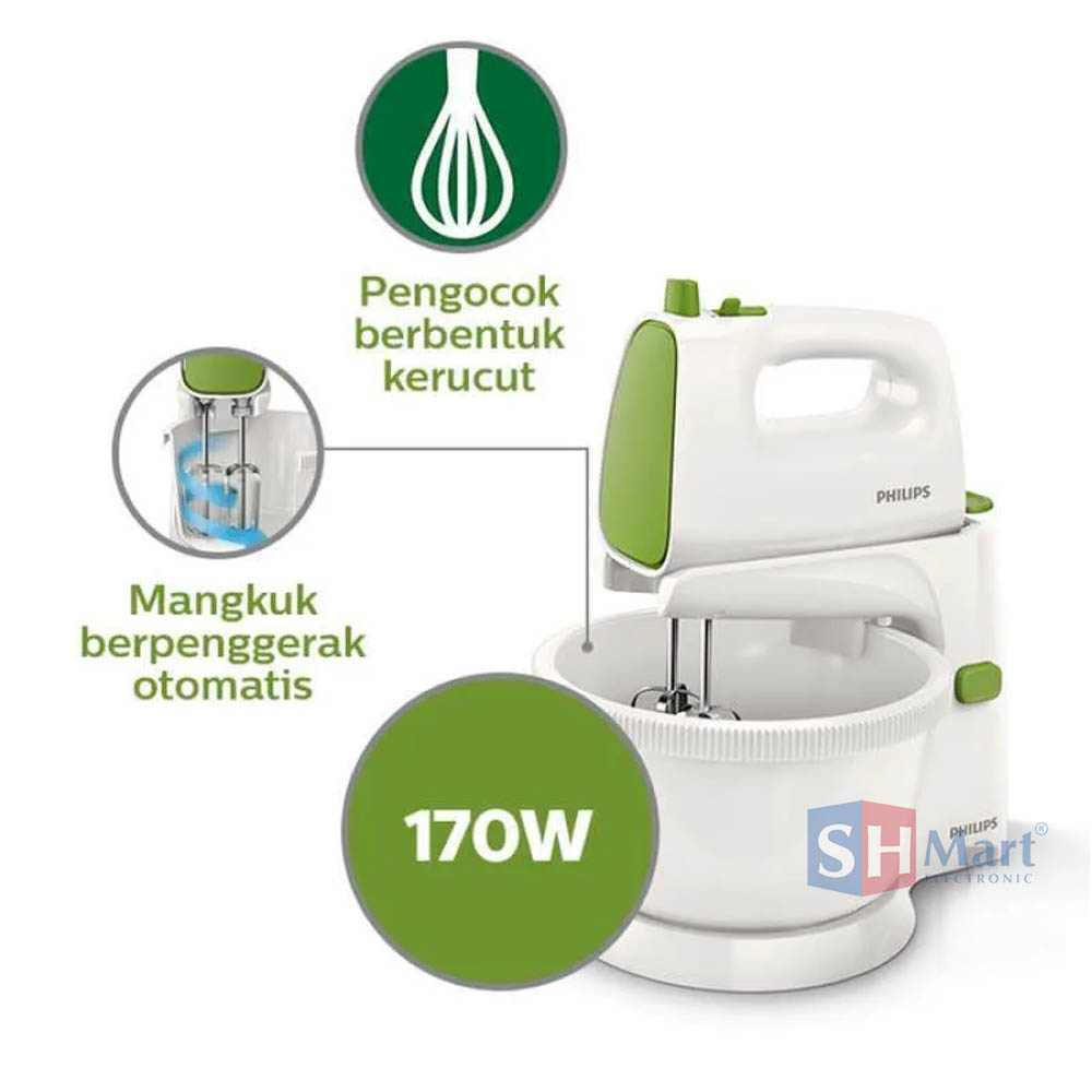 STAND MIXER PHILIPS HR-1559 / HR1559 KAPASITAS 2 LITER GARANSI RESMI