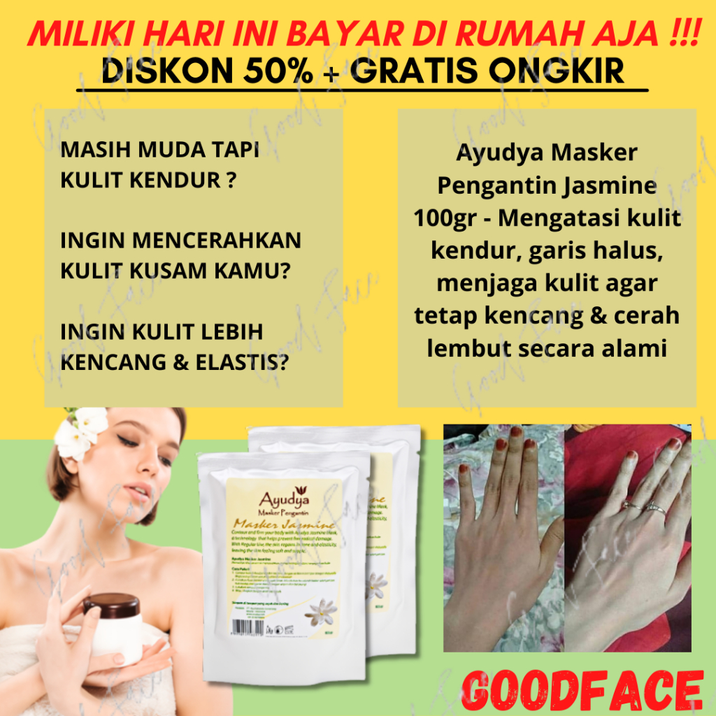 Ayudya Masker Pengantin Jasmine 100gr