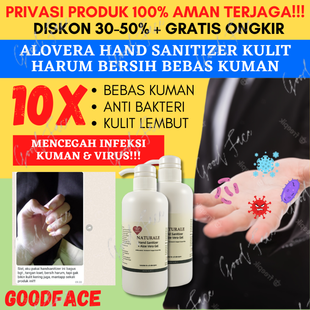 Hand Sanitizer + Aloe Vera Gel 500 ml