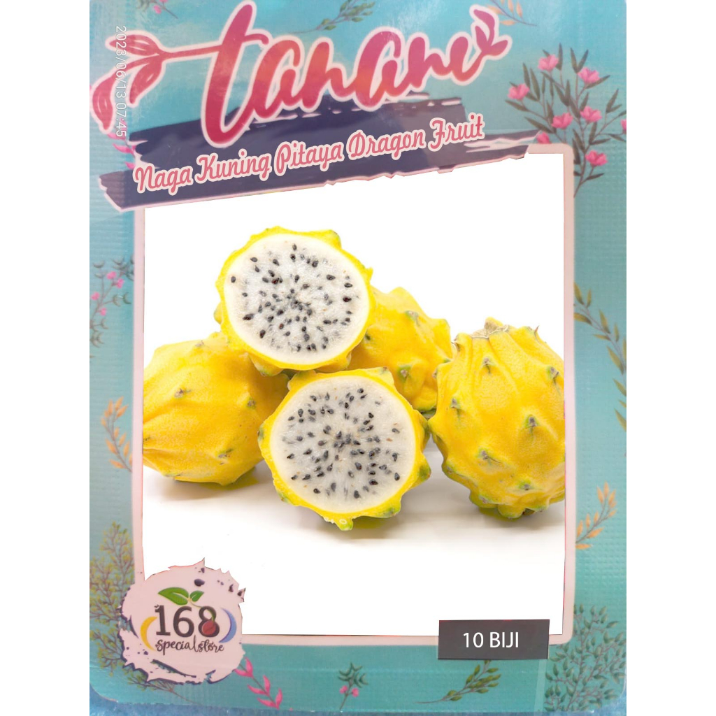 Biji Buah Naga Kuning Yellow Pitaya Dragon Fruit Seeds (Isi 10 biji)