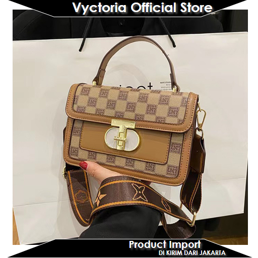 (COD) Vyctoria VOS3645 Tas Selempang Wanita Import Slingbag Cantik Promo BQ3645 3645