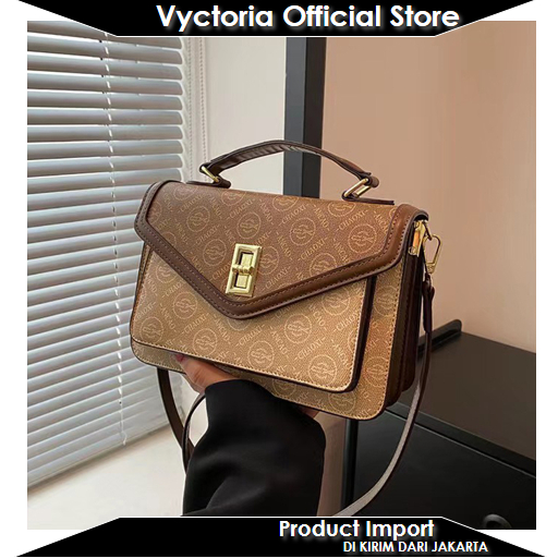 (COD) Vyctoria VOS3644 Tas Selempang Wanita Import Slingbag Cantik Promo BQ3644 3644