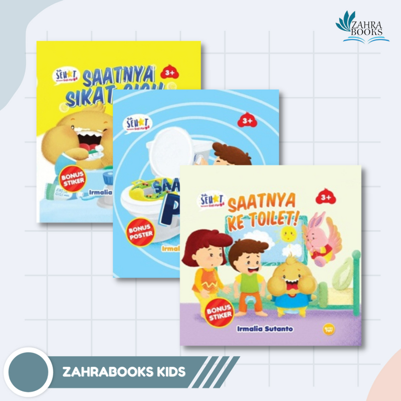 BUKU ANAK SERI GOYI PIPI: SAATNYA SIKAT GIGI, SERI GOYI PIPI: SAATNYA KE TOILET, SERI GOYI PIPI: SAA