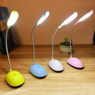 Lampu Meja Belajar Mini Kecil Led Flexible Lampu Kerja Baca Desk Lamp Portable